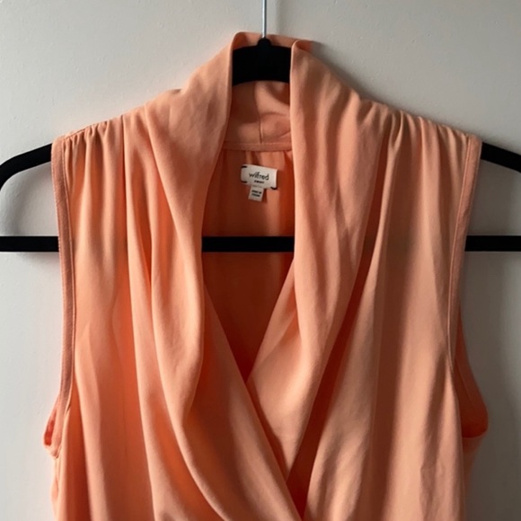 Peach Sabine dress with pockets - Picture 2 of 3